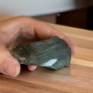 Semi polished labradorite Crystal chunk